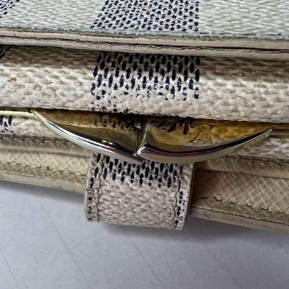 🩶LOUIS VUITTON Damier Azur Portefeuille Viennois Bifold Wallet | PRELOVED🩶 - Picture 12 of 14